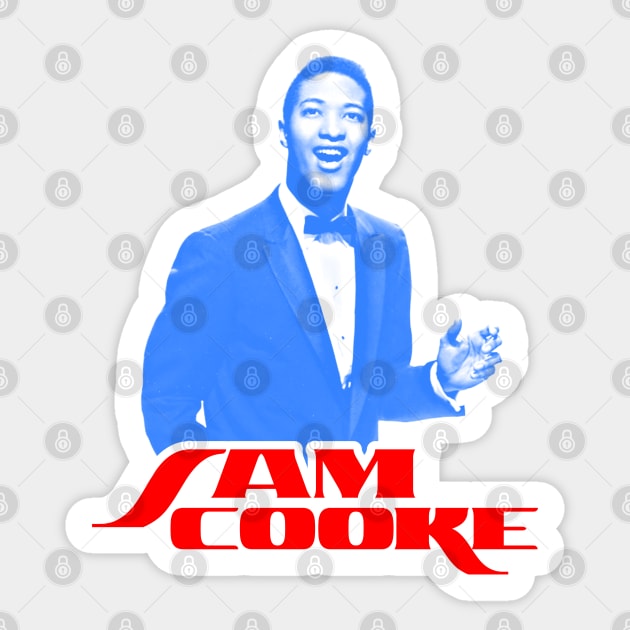 Sam Cooke // King of Soul FanArt Tribute Sticker by darklordpug